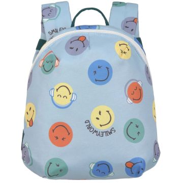 Zaino per bambino Lässig Tiny Backpack Smileyworld Blue