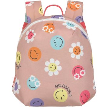 Zaino per bambino Lässig Tiny Backpack Smileyworld Dusty Rose
