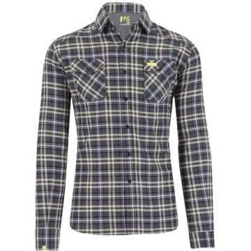 Camicia da uomo Karpos Martora Winter Woodl.Gray / Ombre Blue 