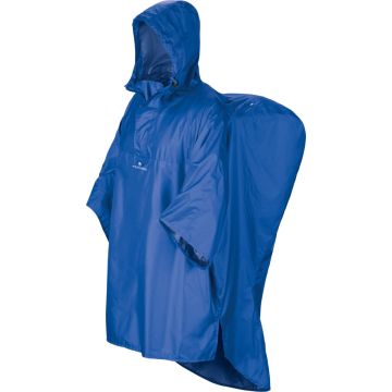 Poncho Ferrino Hiker Raincoat Blu