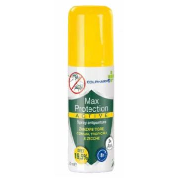 Spray repellente per zanzare e zecche Colpharma Max Protection Active