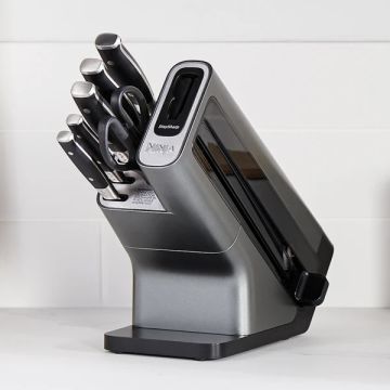 Set di coltelli Ninja StaySharp con ceppo e affila coltelli