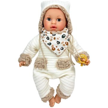 Bambola Nines d'Onil Alex Cozy Beige 40 cm